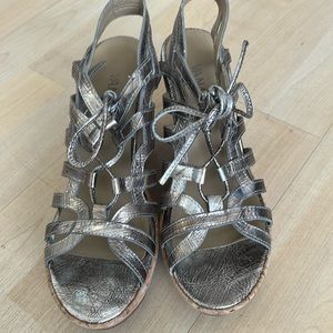 Vaneli wedges worn once.  Size 7